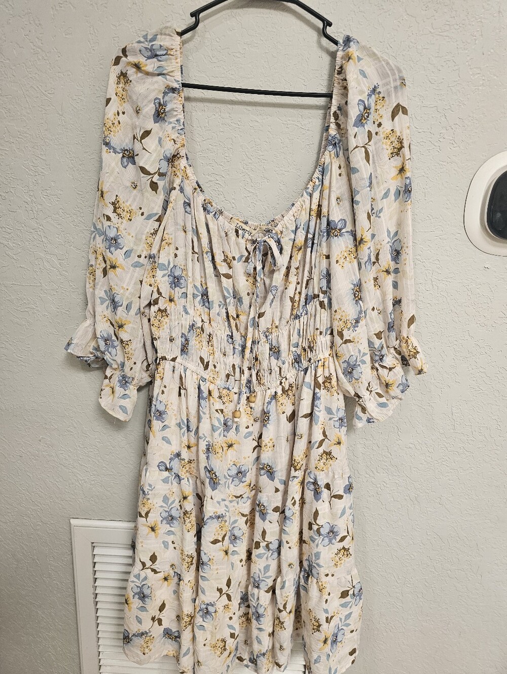 Liberty Love Floral Boho Dress Women's 2XL Cottagecore Peasant Dress